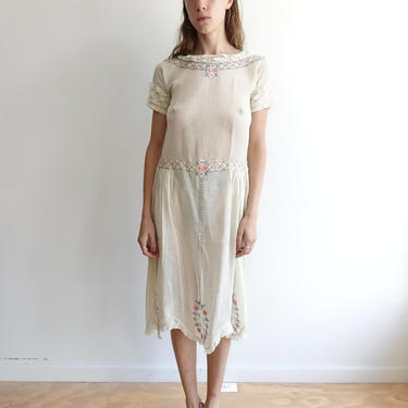1920s Cotton Embroidered Folk Dress/ 20s Bohemian Hungarian | Bottle of Bread - Baltimore, MD | ATTIC 1920s Cotton Embroidered Folk Dress/ 20s Bohemian Hungarian | Bottle of Bread - Baltimore, MD | ATTIC
