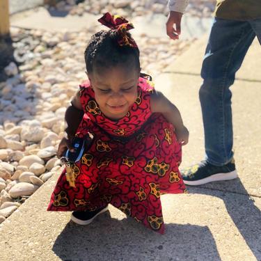 Adanna Ankara baby dress, 100% Cotton, Ankara dress, toddler dress 