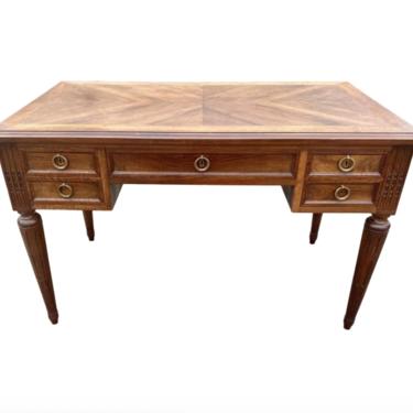 Louis XVI Style Walnut Desk - Early 20th C