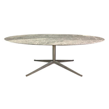 Dining Table in Arabescato Marble by Florence Knoll 