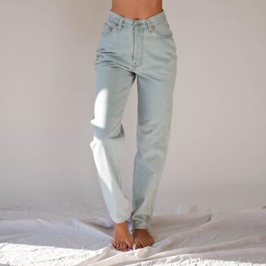 Vintage 80s LEVIS Womens Light Wash 501 High Waisted Jeans | Made in USA | Size 26 | 1980s LEVIS Boho High Waisted Light Wash Denim Pants 