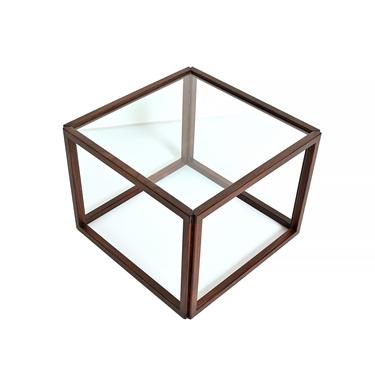 Kai Kristiansen Rosewood Cube Table Danish Modern 