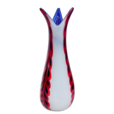 Anzolo Fuga Handblown Glass Vase 1950s