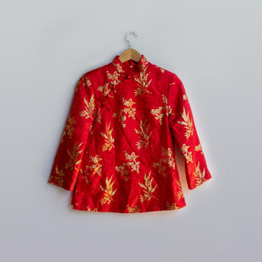 Vintage Red and Gold Chinese Jacket