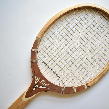 Vintage Tad Davis Professional Wood Tennis Racquet Racket | Made in USA Sports Office Bar Pub Cave | Unique Wall Decor | Boys Nursery Art 
