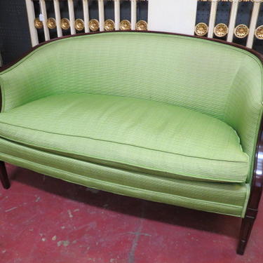 Vintage Antique style walnut Hickory Chair settee 