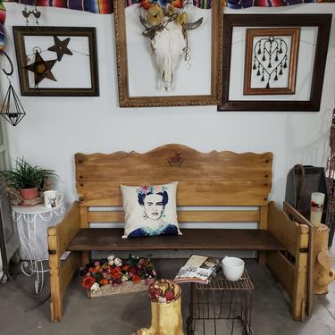 Rustic Upcycled Bench