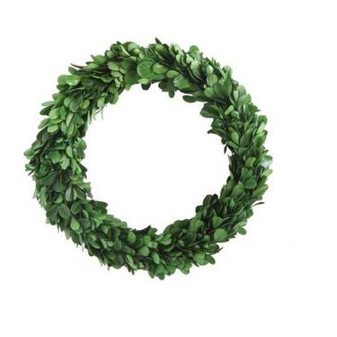 Preserved-Boxwood Wreath - FREE SHIPPING