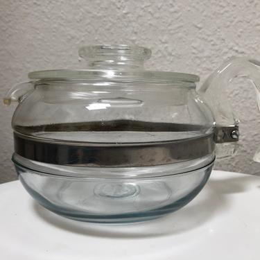 Vintage Pyrex Glass Teapot 