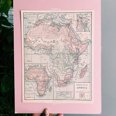 Antique Africa Map (1879)