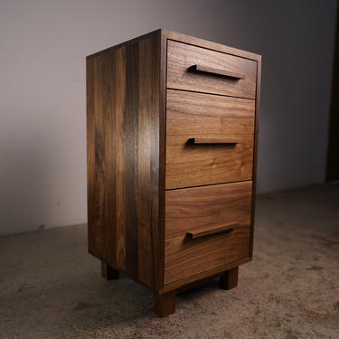 3-Drawer Tower, End Table, Nightstand, Drawer Cabinet, Drawer Storage (Shown in Walnut) 