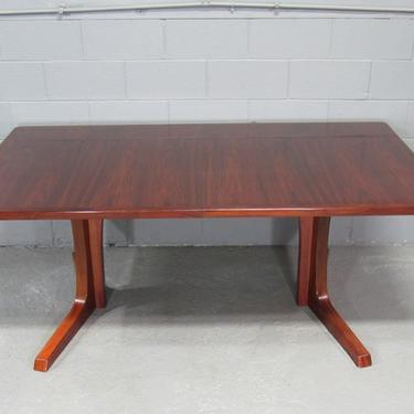 Mid-Century Danish Modern Rosewood Extension Dining Table