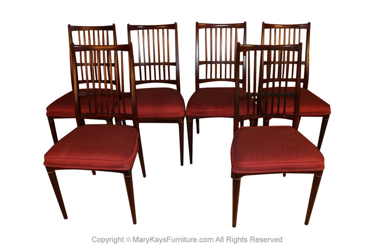 6 Svante Skogh Rosewood Cortina Dining Chairs 