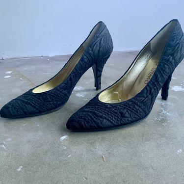 Charles Jourdan vintage black heels 