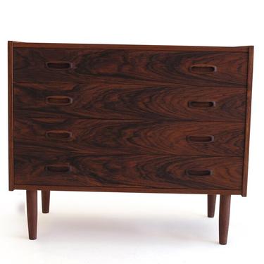 Small Danish Chest of Drawers in Rosewood