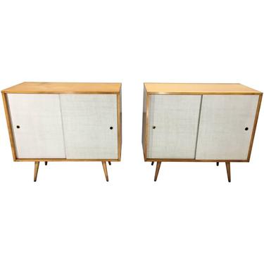 Set Pair of Paul McCobb Planner Group Large Cabinets, circa 1955