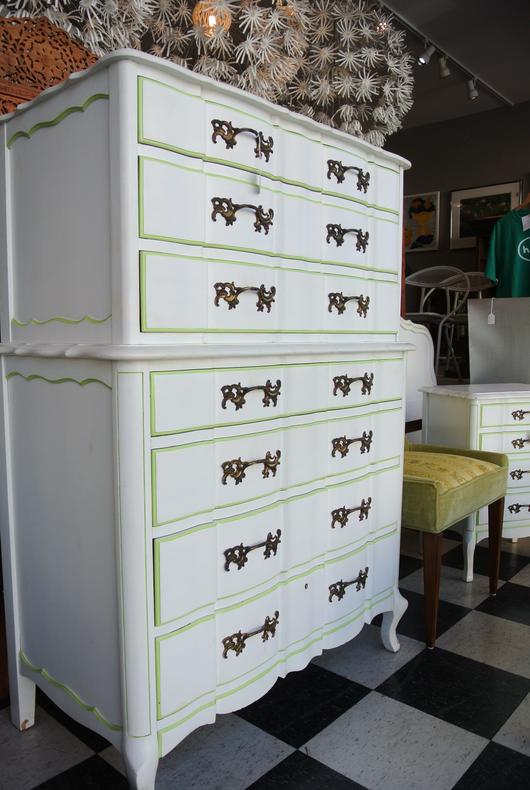 faux french chest of drawers $425