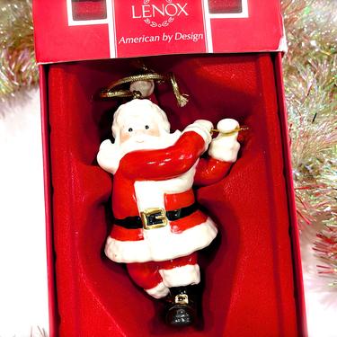 VINTAGE: LENOX Santa's Day Off With Golf Club Ornament in Box - Golf Themed Ornament - SKU 24 25-D-00033718 