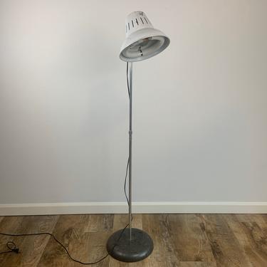 Mid Century Industrial Adjustable Height Floor Lamp 