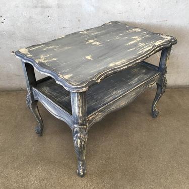 Mid Century Chippy Style End Table