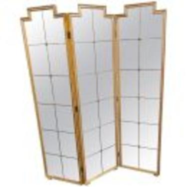 Vintage Distressed Mirrored Panels from Italy