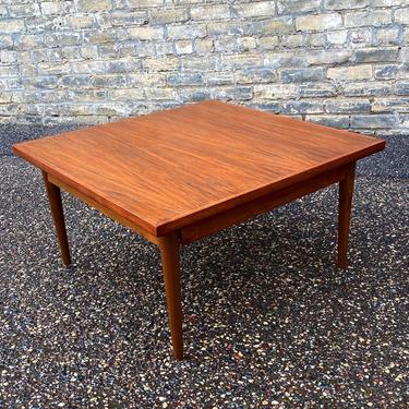 Mid-century Coffee Table With Hidden Drawer 
