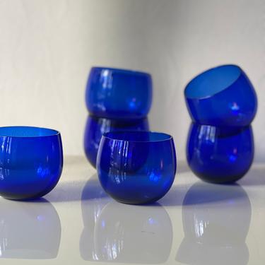 Cobalt Glasses - Set of 6