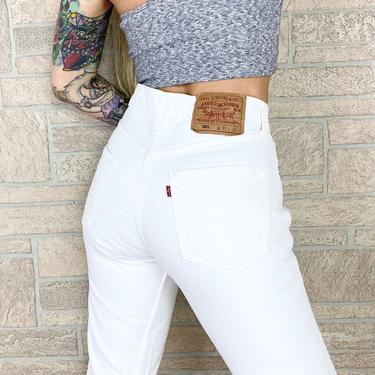 Levi's 501 White Jeans / Size 26 