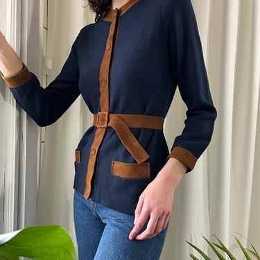 60s Belted Cashmere Cardigan