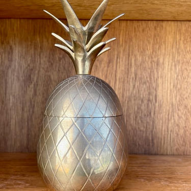 Brass Pineapple Jar