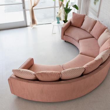 Pink 2 -Piece Sectional Sofa