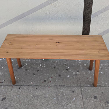 Handmade Live Edge Reclaimed Oak Bench/Table 
