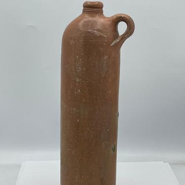 Primitive German Clay Stoneware Mineral Water Bottle HERZOGTHUM NASSAU Selters, Handmade stoneware mug, Primitive Clay Bottle 