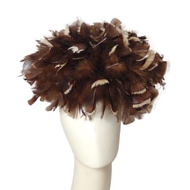 Brown Turkey Feather Topper
