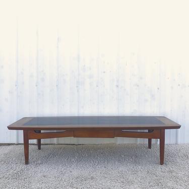 MCM Coffee Table with Black Vinyl by Martinsville