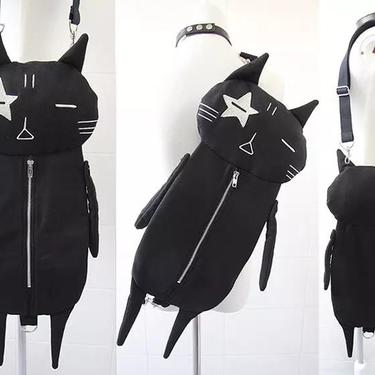 Black Kitty Backpack