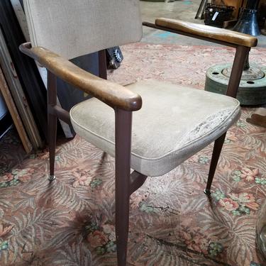 Vintage MCM Commercial Arm Chair As Is