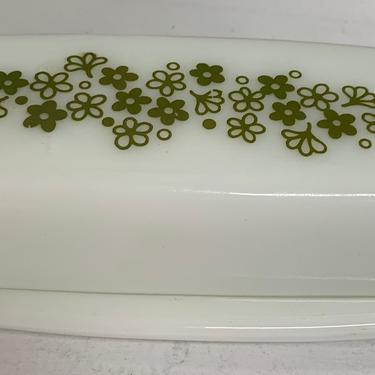 Pyrex &amp;quot;Spring Blossom&amp;quot; or &amp;quot;Crazy Daisy&amp;quot; Butter Dish by JoyfulHeartReclaimed