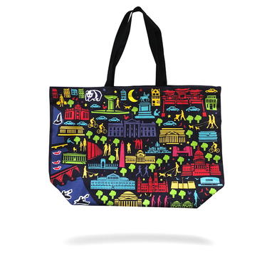 Large Tote Bag  DC By Night