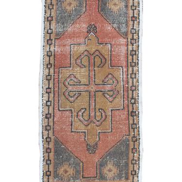 Vintage Hand Knotted Wool Rug, 1'-6&quot; x 3'-4&quot;