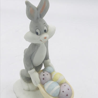 Vintage 1988 Bugs Bunny George Good Collectible Easter Egg Figure  Looney Tunes- 5 1/4&amp;quot; tall 