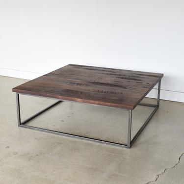 Box Frame Reclaimed Wood Coffee Table 