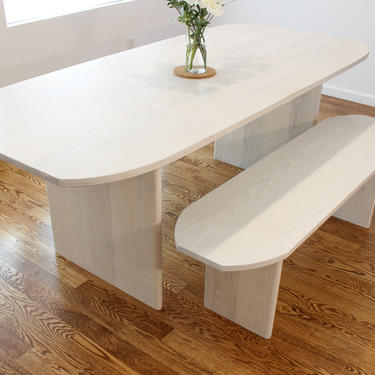 Bleached Ash Dining Table