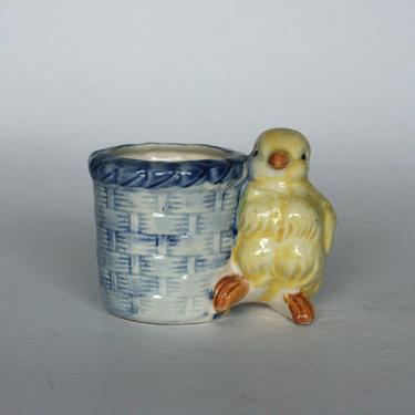 vintage chick planter made in occupied japan 