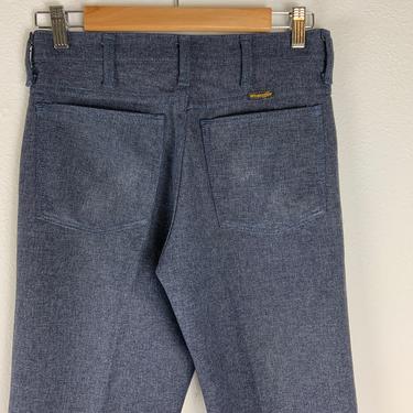 Vintage 1970s Bootcut Wrangler Polyester Stretch Jeans 