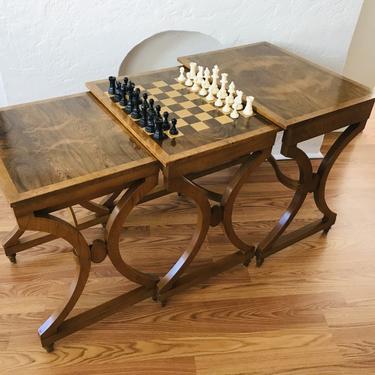 MID CENTURY Pavane Tomlinson Nesting/Chess Tables 