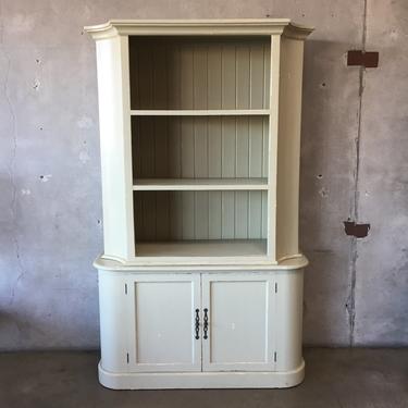 Two Piece Hand Crafted Shelf Unit