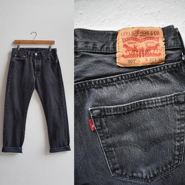 Vintage Black Levis 501 Jeans 32x30 