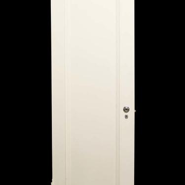 Vintage 1 Pane White Wooden Passage Door 83 x 28