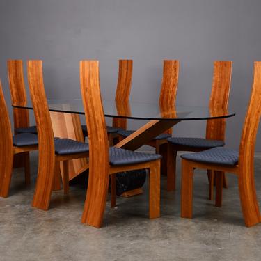 Modernist Dining Set - 8 Tranekaer 'Iris' Chairs and Cattelan 'Valentino' Table 